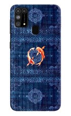 Koi Blue Samsung M31/F41 Hard Case Back Cover by Casekaro