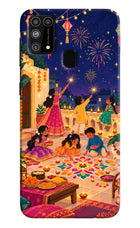 Diwali Night Samsung M31/F41 Hard Case Back Cover by Casekaro