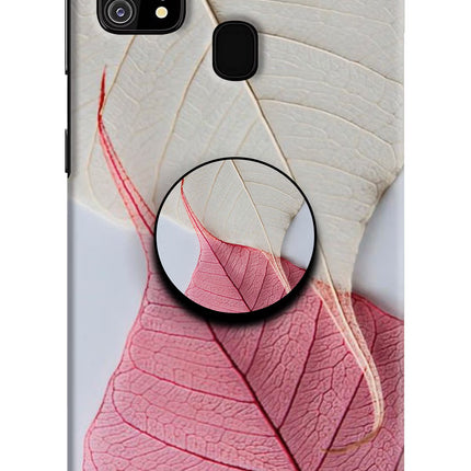 White Pink Leaf Samsung M31/F41 Pop Case by Casekaro