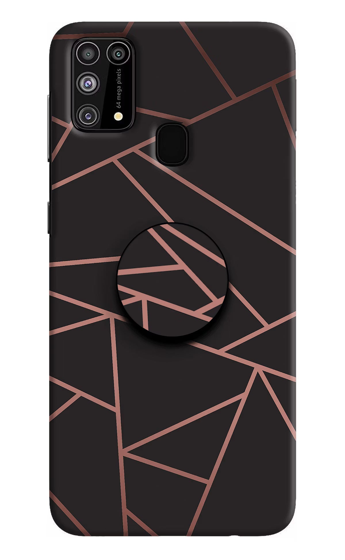 Geometric Pattern Samsung M31/F41 Pop Case by Casekaro
