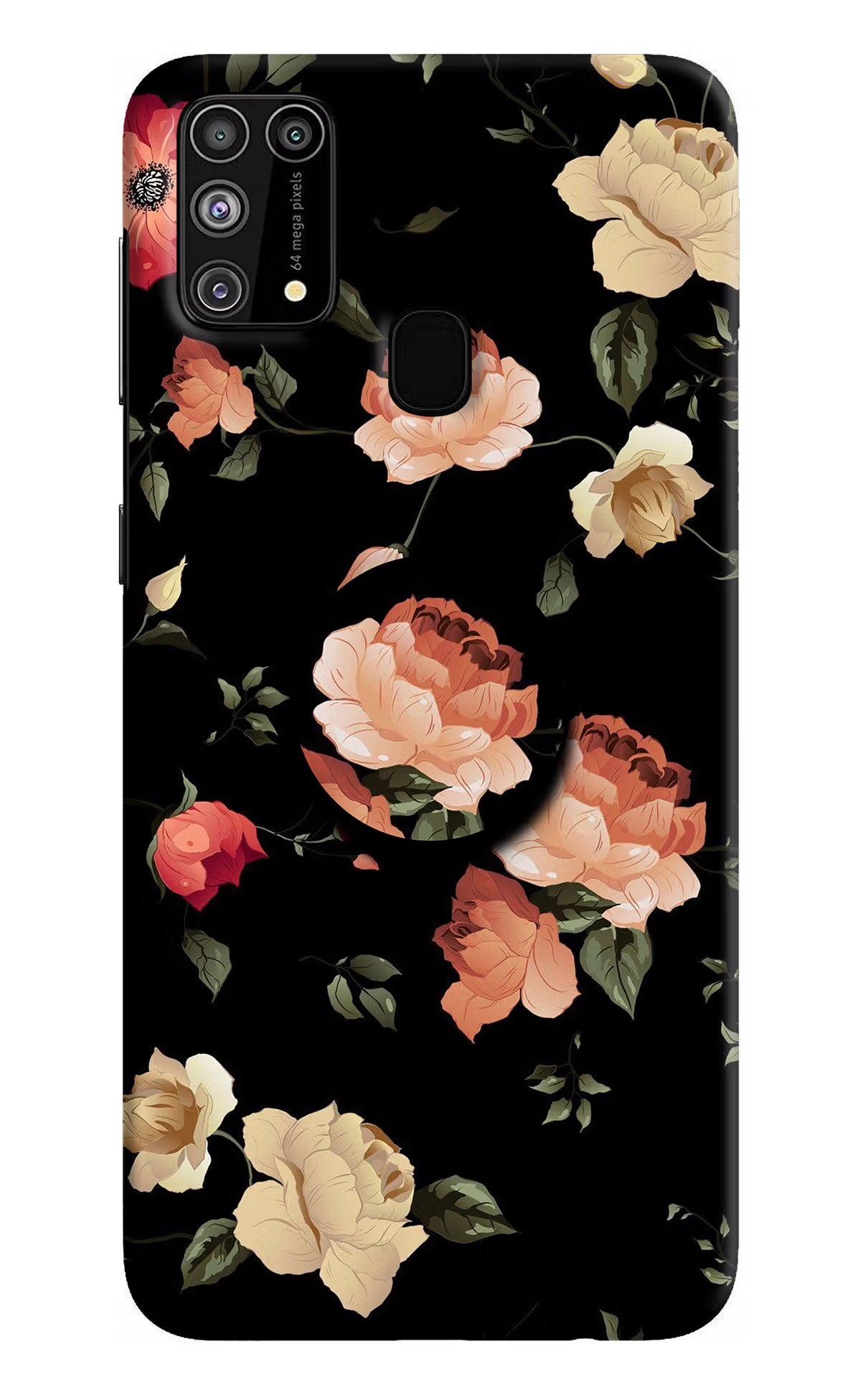 Flowers Samsung M31/F41 Pop Case by Casekaro