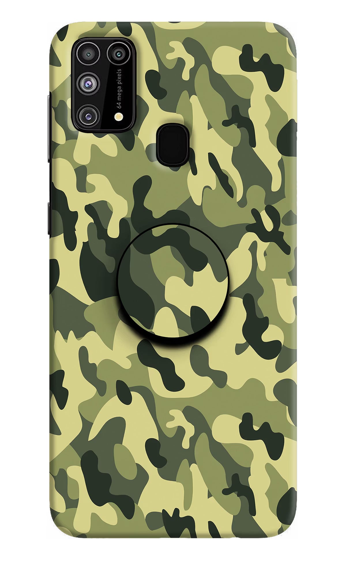 Camouflage Samsung M31/F41 Pop Case by Casekaro