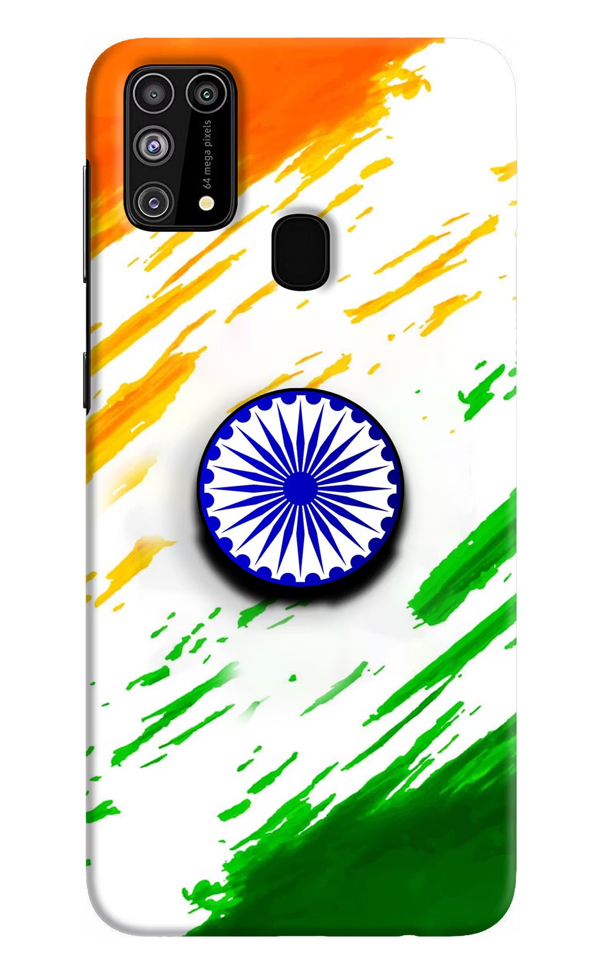 Indian Flag Ashoka Chakra Samsung M31/F41 Pop Case by Casekaro