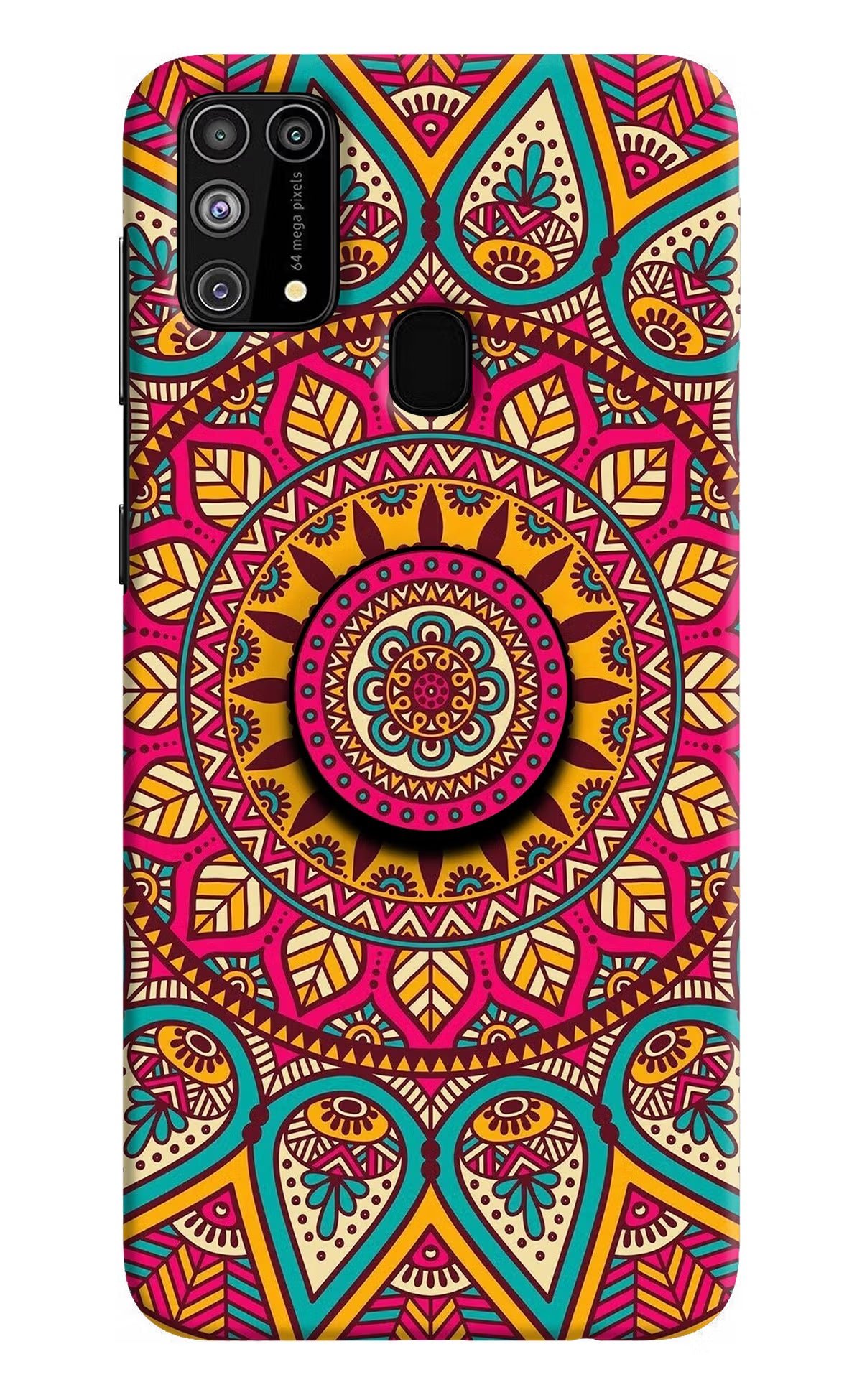 Mandala Samsung M31/F41 Pop Case by Casekaro