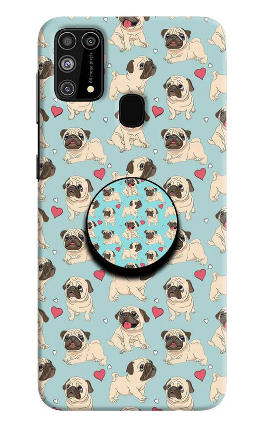 Pug Dog Samsung M31/F41 Pop Case by Casekaro