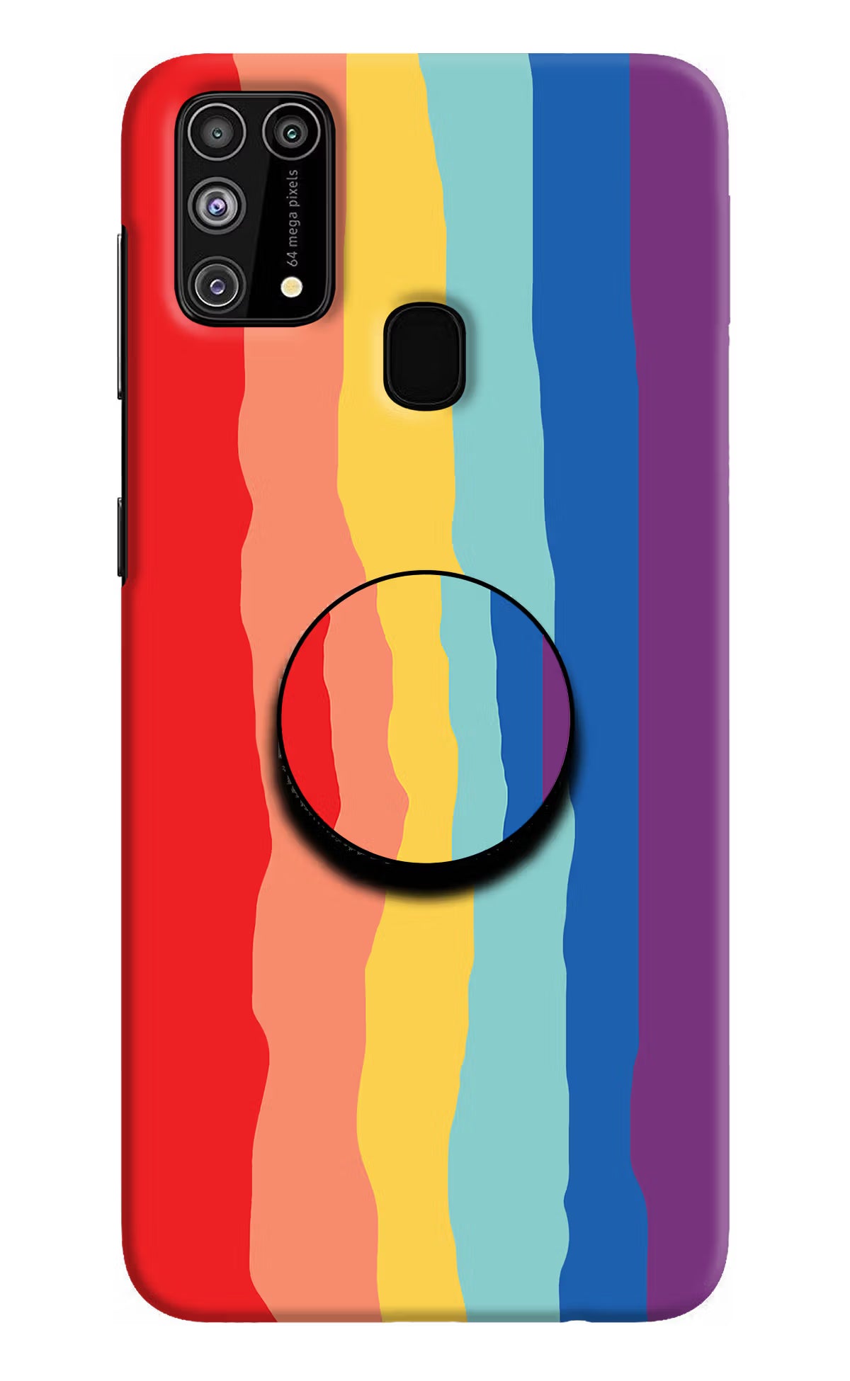 Rainbow Samsung M31/F41 Pop Case by Casekaro
