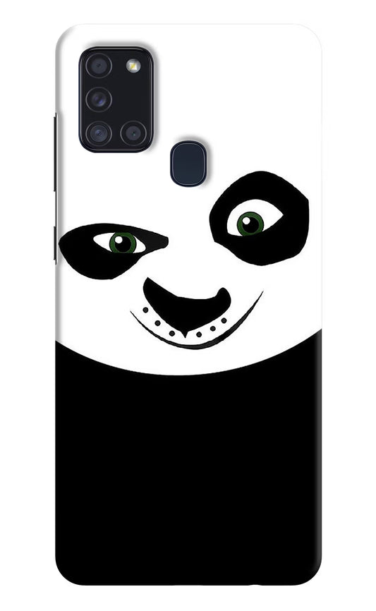 Panda Samsung A21s Hard Case Back Cover by Casekaro