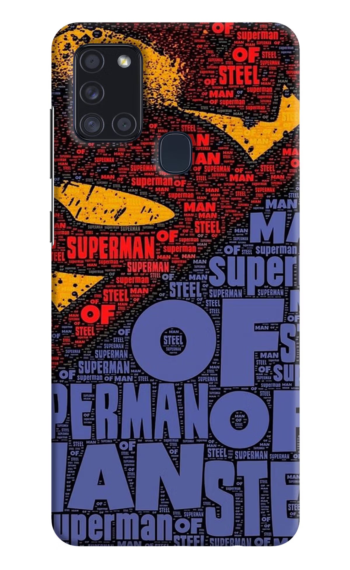 Superman Samsung A21s Hard Case Back Cover by Casekaro