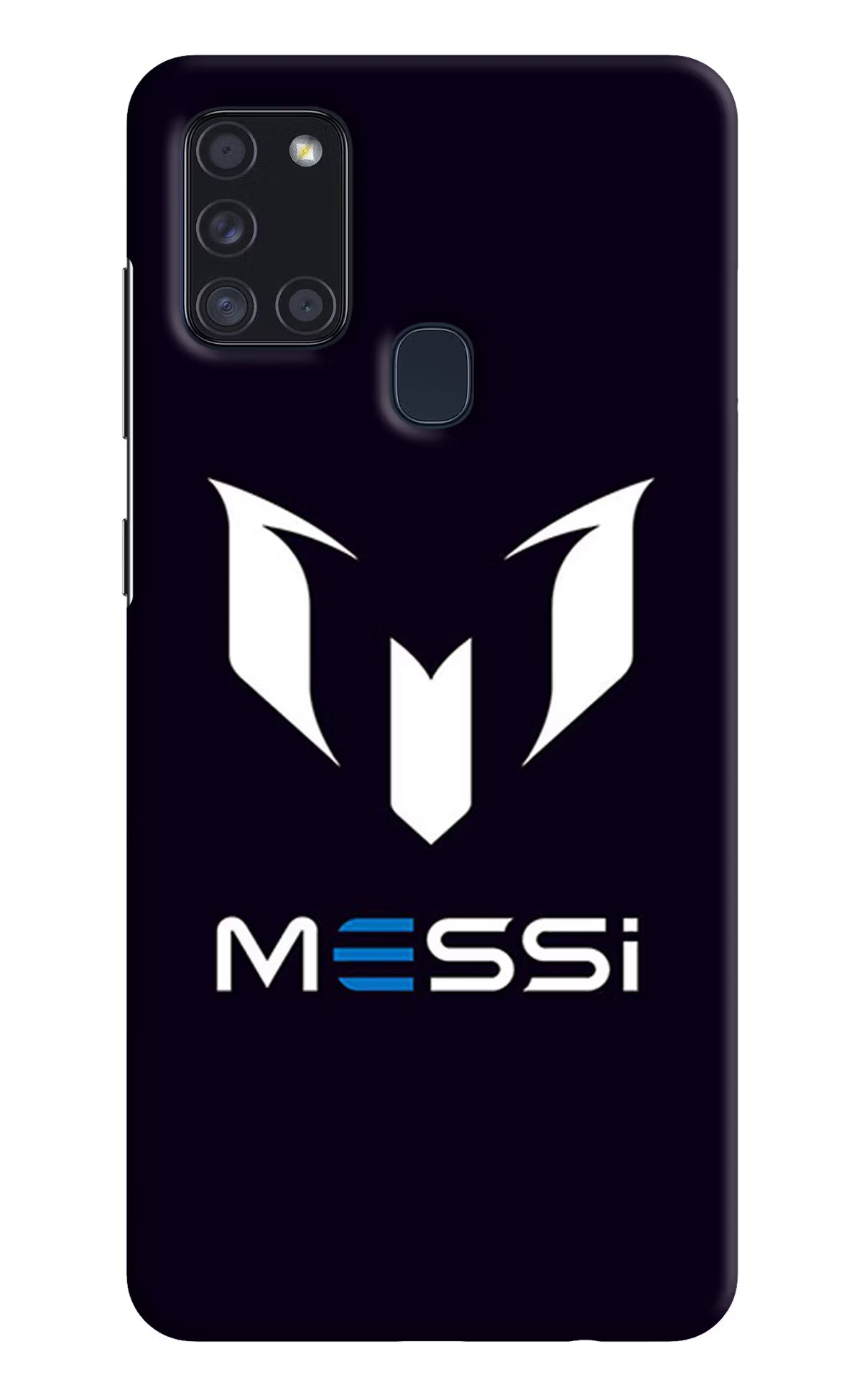 Messi Logo Samsung A21s Hard Case Back Cover by Casekaro
