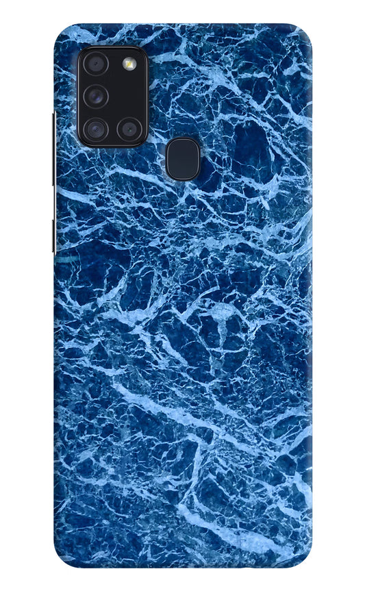 Blue Marble Samsung A21s Hard Case Back Cover by Casekaro