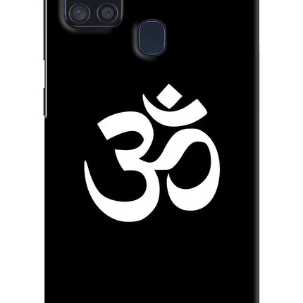 Om Samsung A21s Hard Case Back Cover by Casekaro
