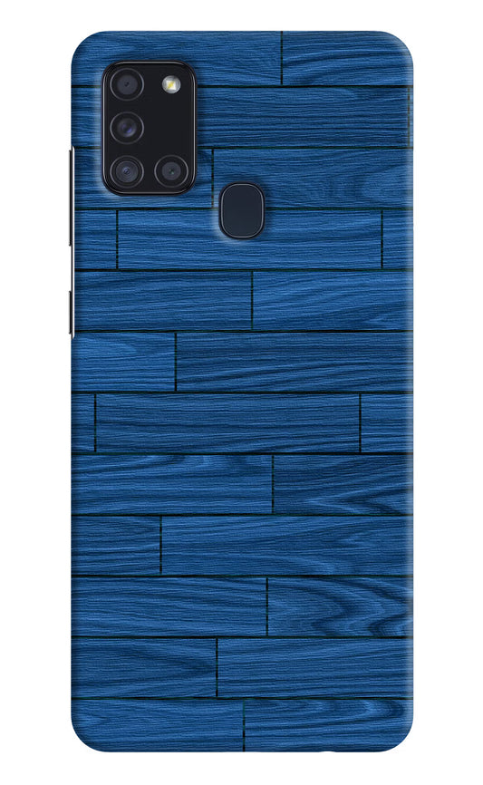 Wooden Texture Samsung A21s Hard Case Back Cover by Casekaro