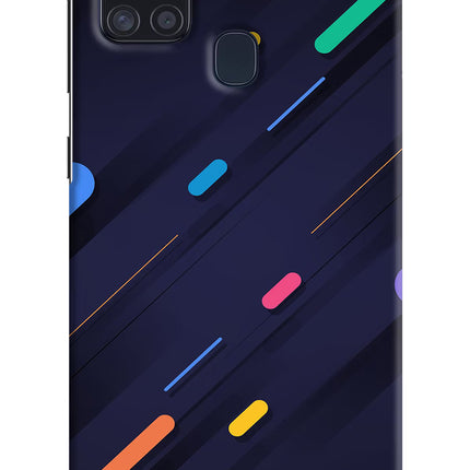 Abstract Design Samsung A21s Hard Case Back Cover by Casekaro
