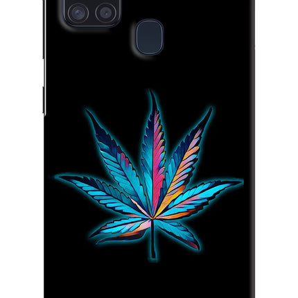 Weed Samsung A21s Hard Case Back Cover by Casekaro