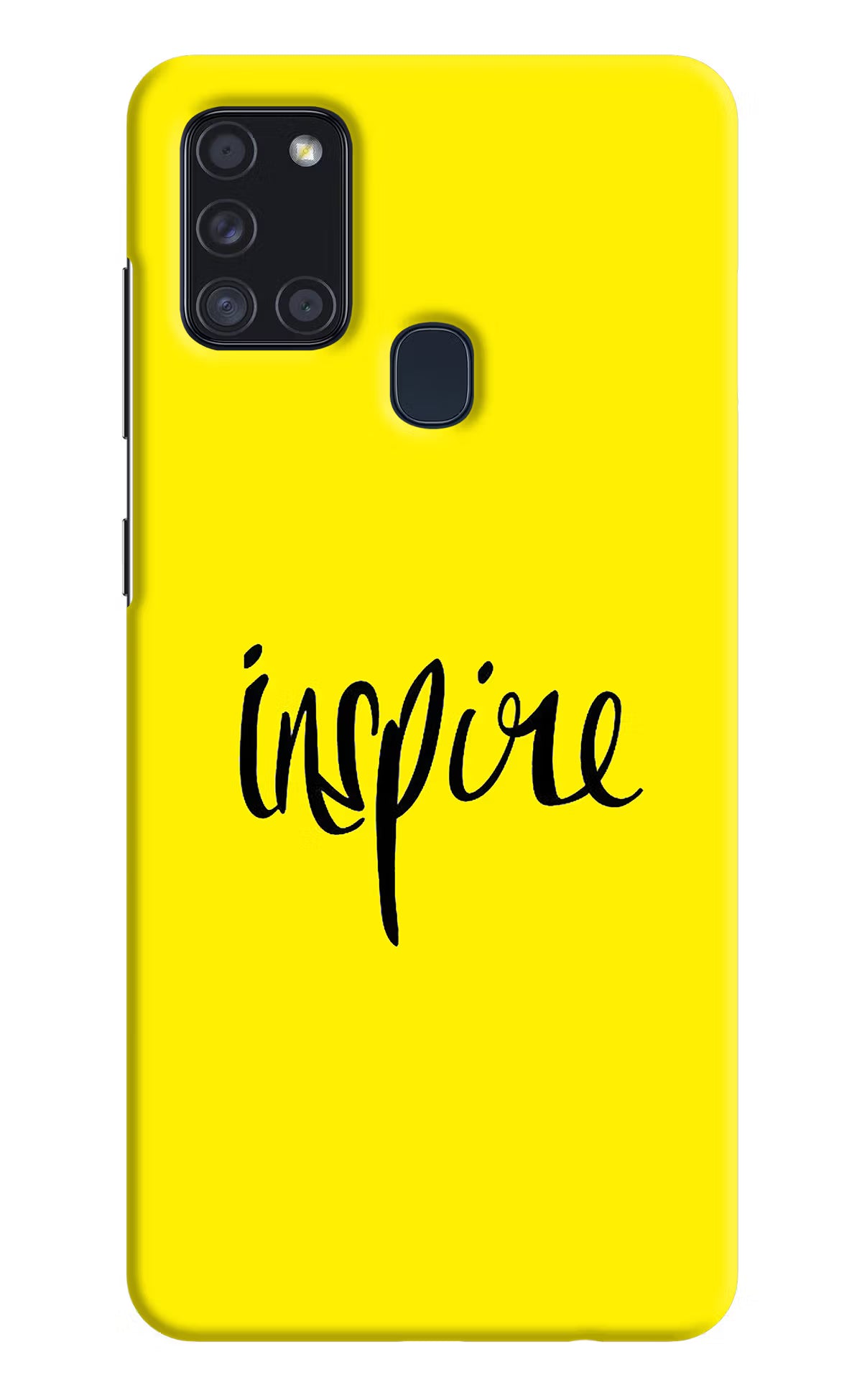 Inspire Samsung A21s Hard Case Back Cover by Casekaro