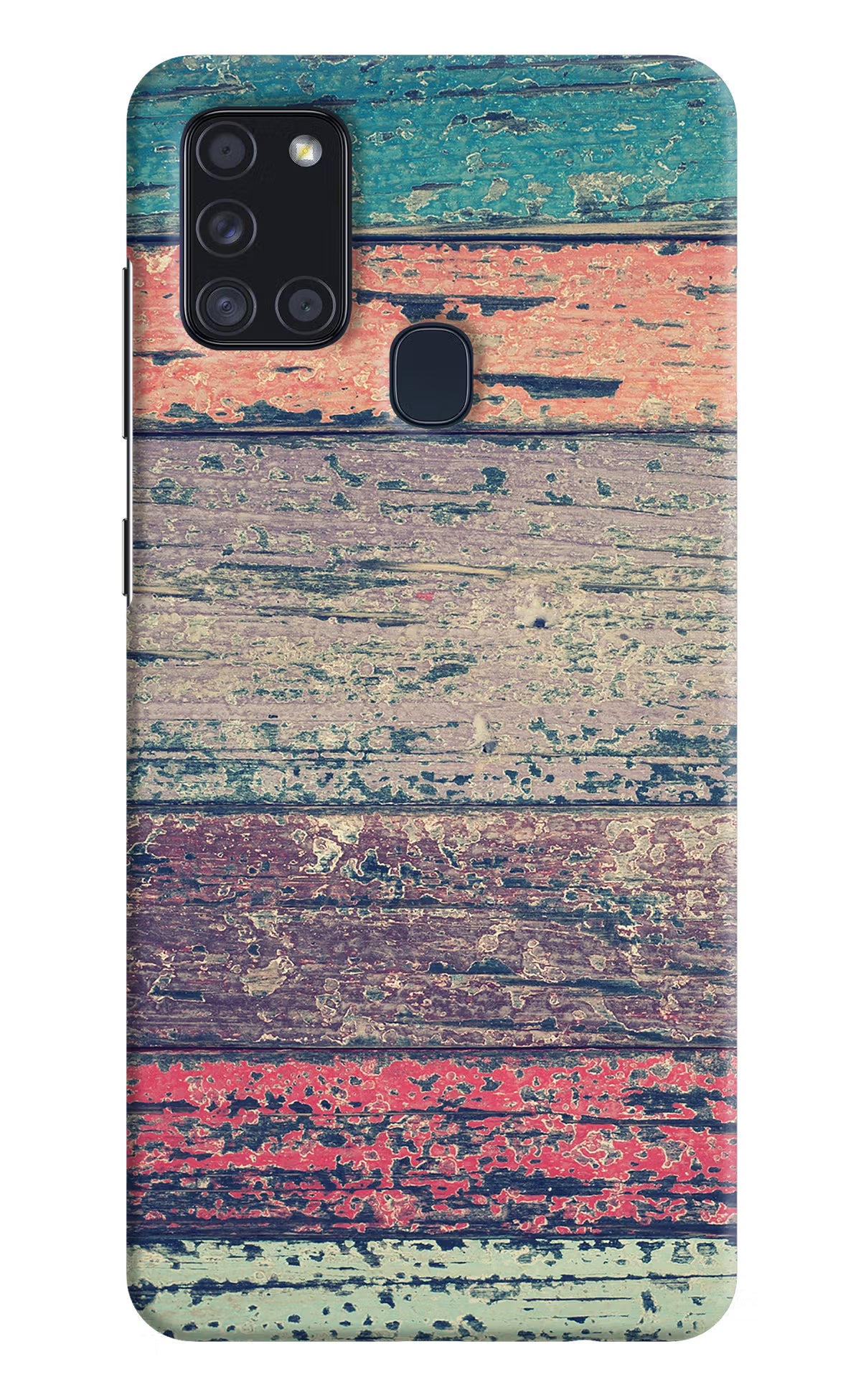 Colourful Wall Samsung A21s Hard Case Back Cover by Casekaro