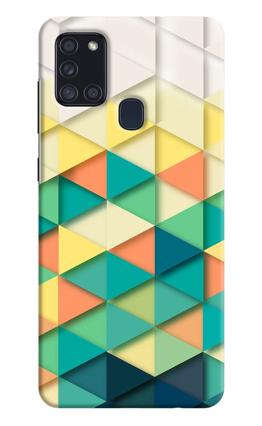 Abstract Samsung A21s Hard Case Back Cover by Casekaro