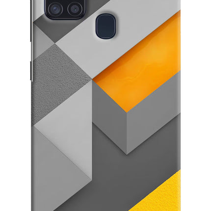 Abstract Samsung A21s Hard Case Back Cover by Casekaro