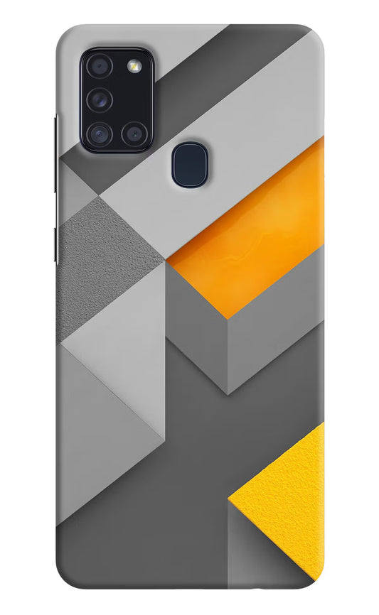 Abstract Samsung A21s Hard Case Back Cover by Casekaro