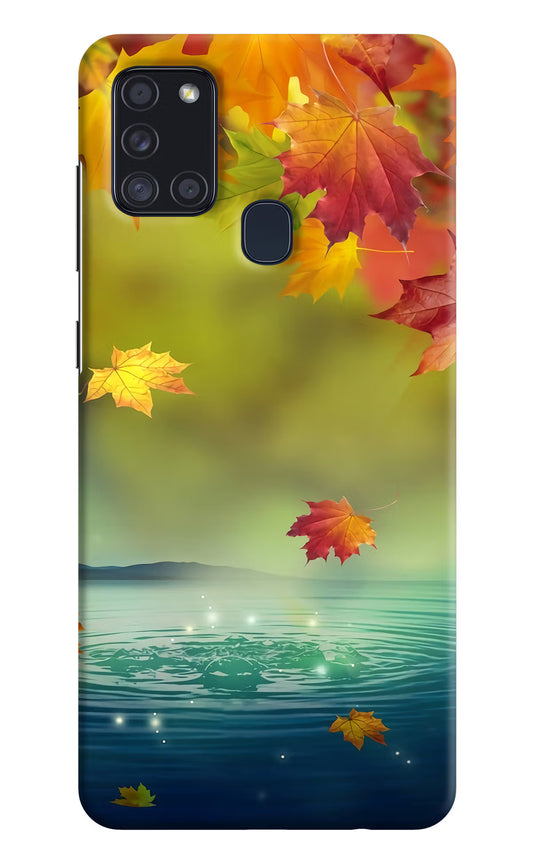 Flowers Samsung A21s Hard Case Back Cover by Casekaro