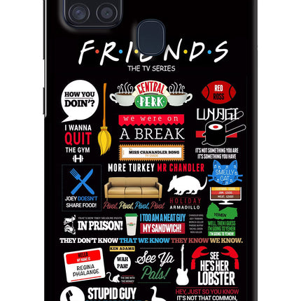 FRIENDS Samsung A21s Hard Case Back Cover by Casekaro