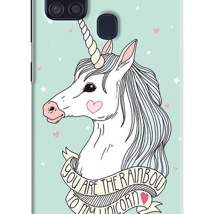 Unicorn Wallpaper Samsung A21s Hard Case Back Cover by Casekaro