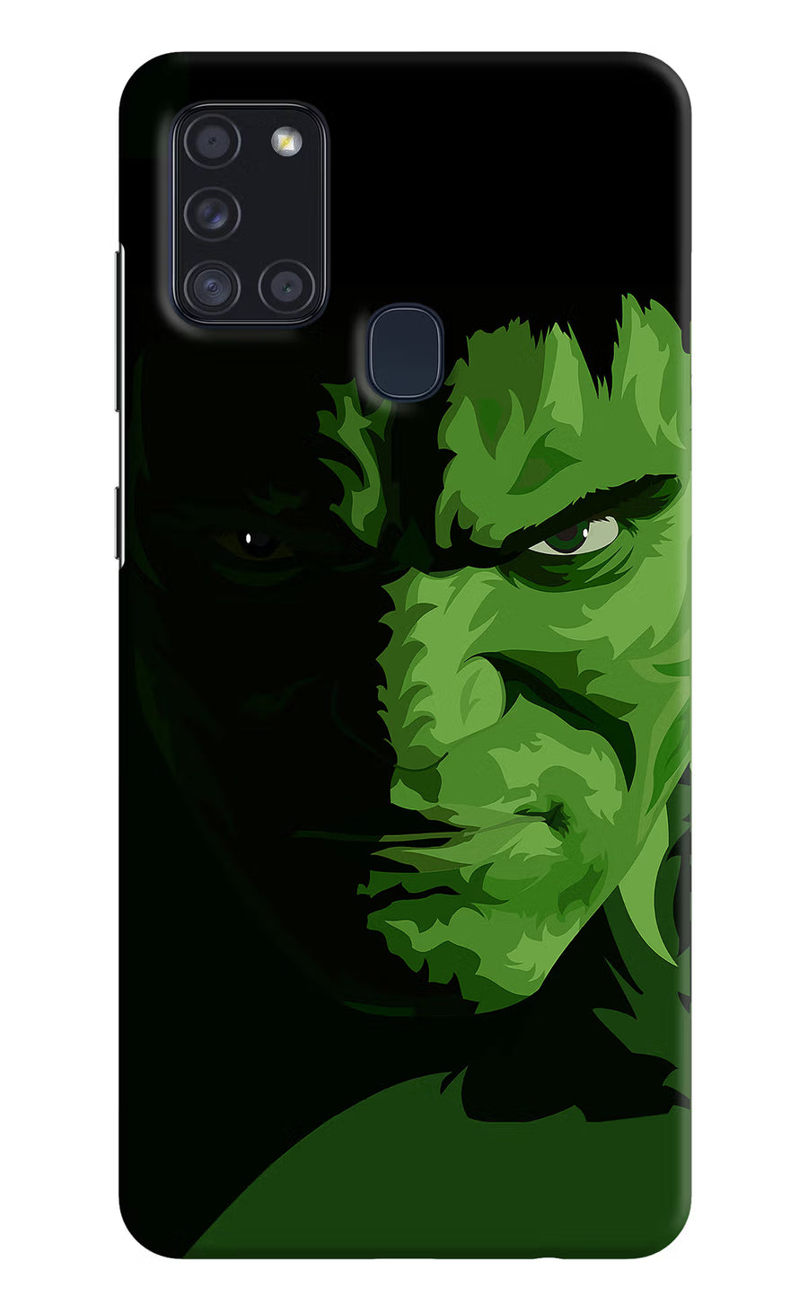 HULK Samsung A21s Back Cover, Hard case