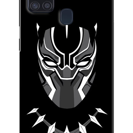 Black Panther Samsung A21s Hard Case Back Cover by Casekaro