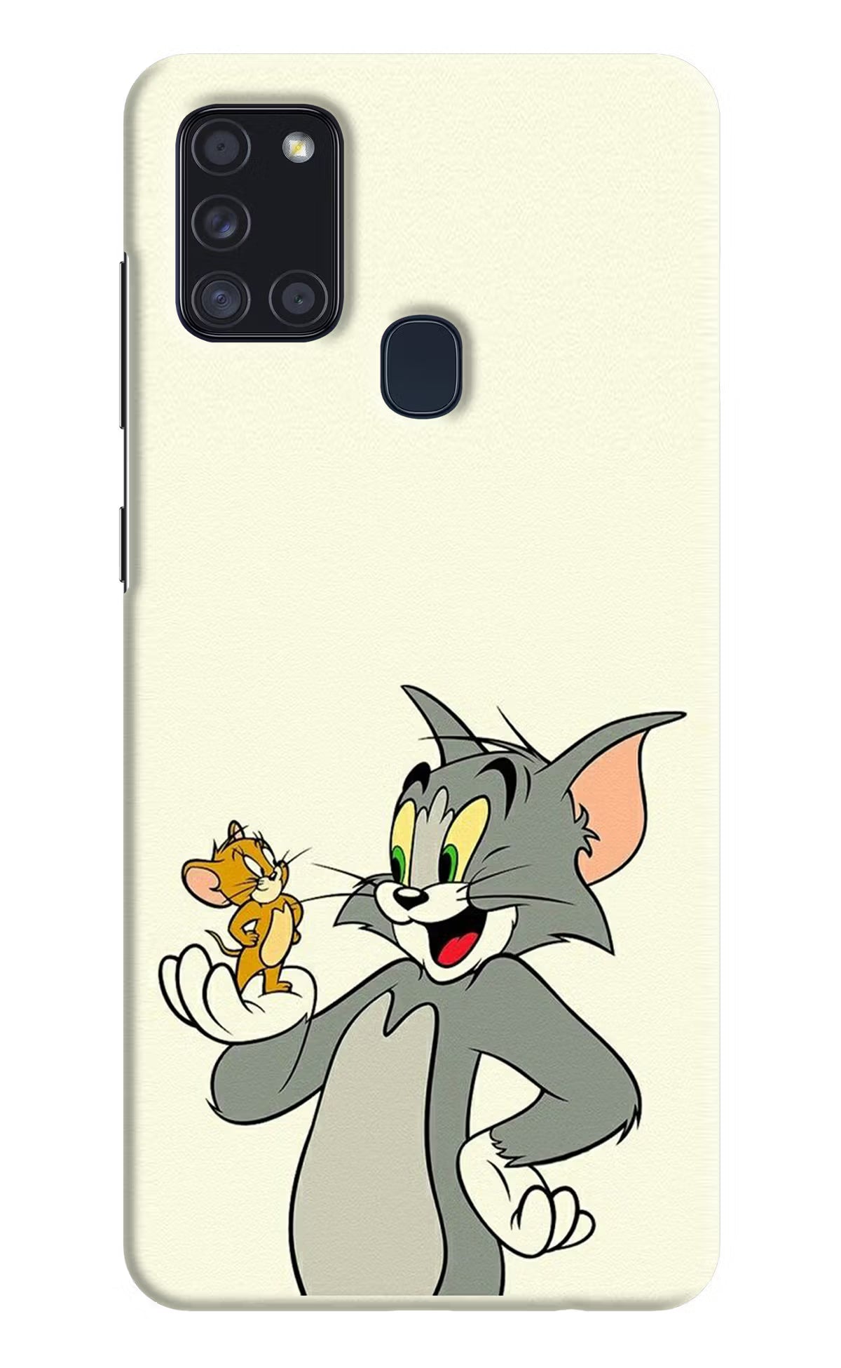 Tom & Jerry Samsung A21s Hard Case Back Cover by Casekaro