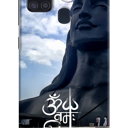Om Namah Shivay Samsung A21s Hard Case Back Cover by Casekaro