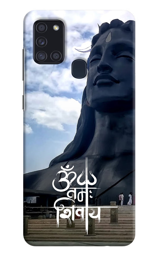 Om Namah Shivay Samsung A21s Hard Case Back Cover by Casekaro