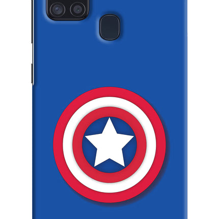 Shield Samsung A21s Hard Case Back Cover by Casekaro