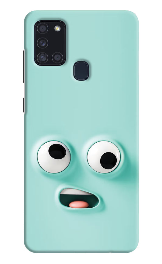 Funny Cartoon Samsung A21s Hard Case Back Cover by Casekaro