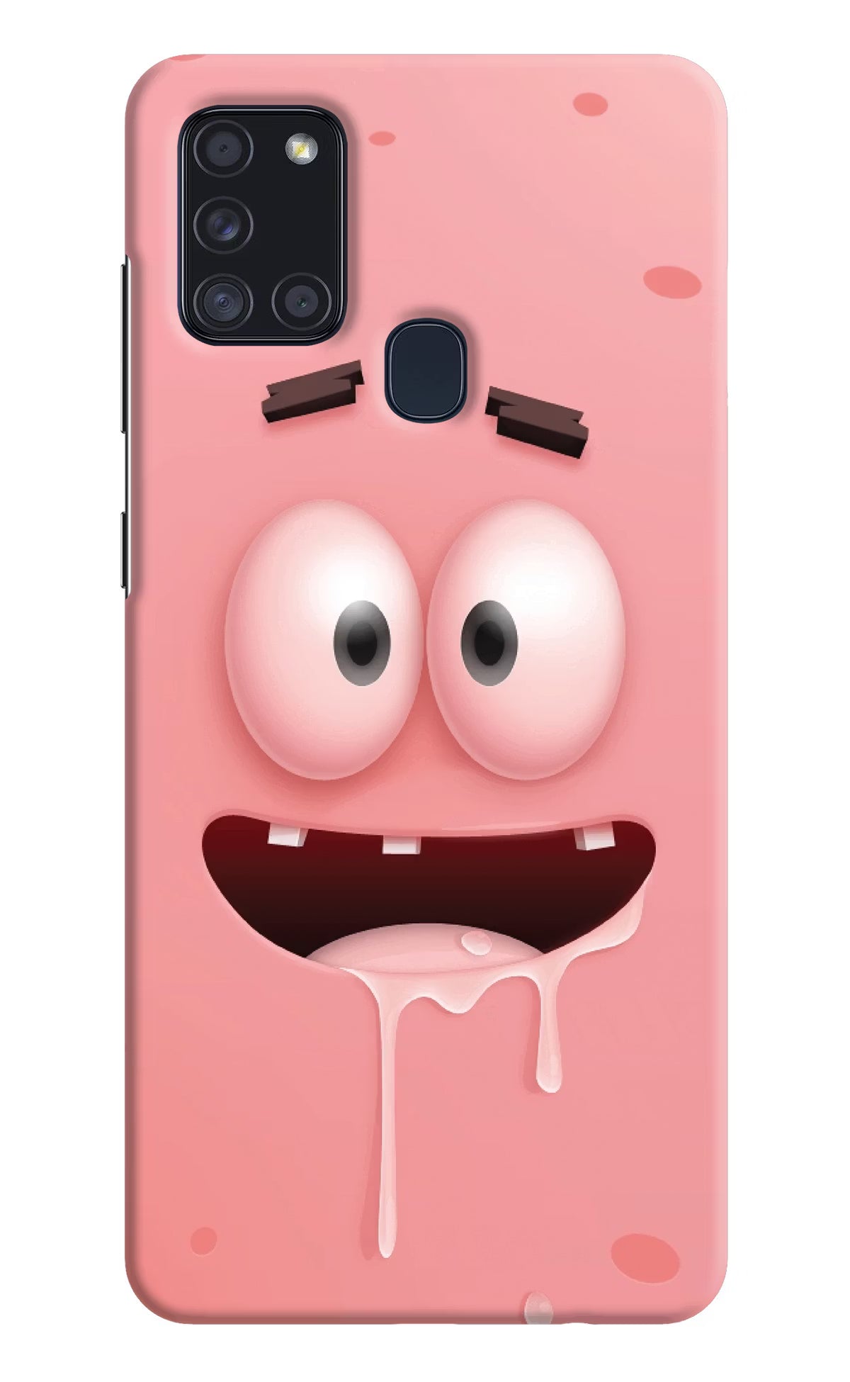 Sponge 2 Samsung A21s Hard Case Back Cover by Casekaro