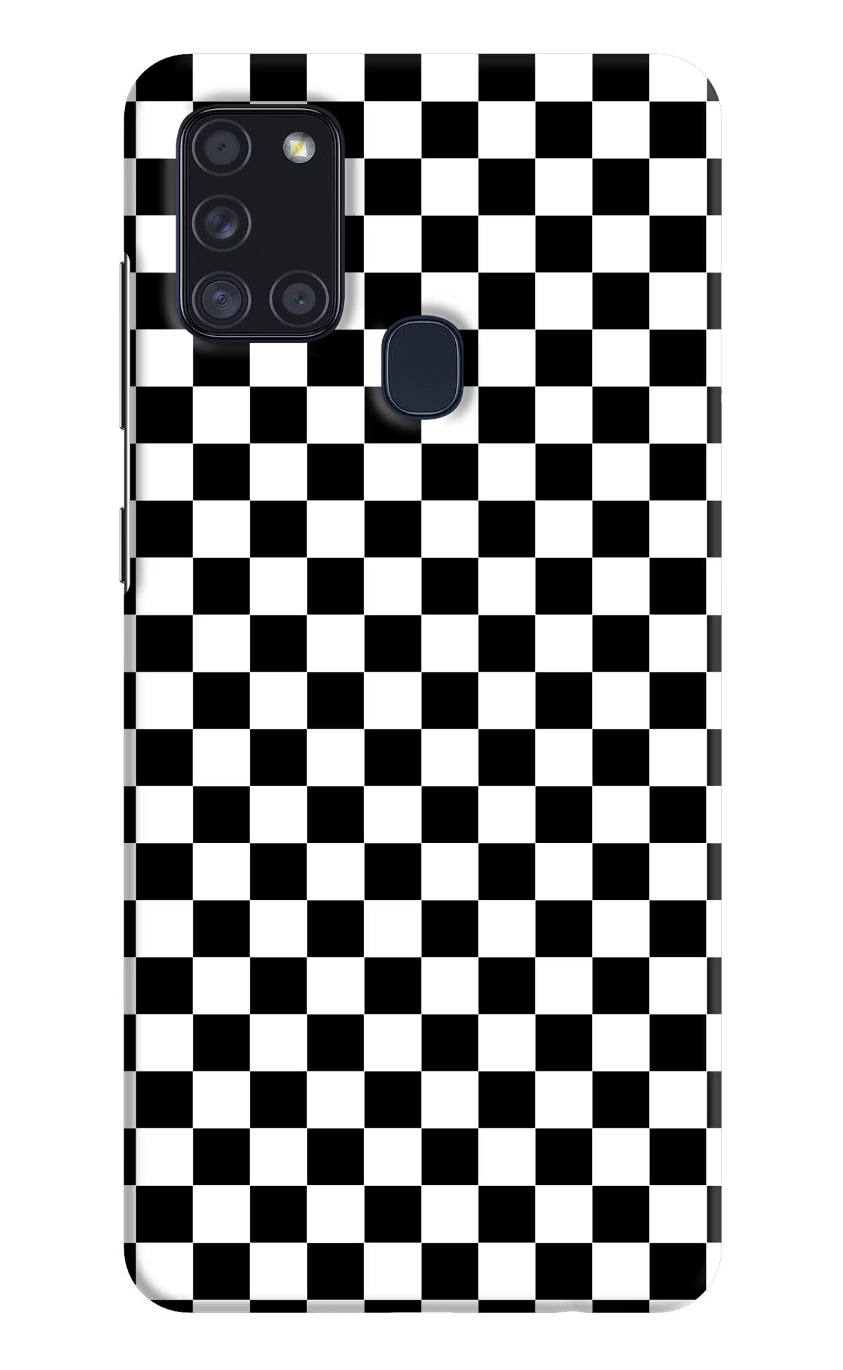 Chess Board Samsung A21s Hard Case Back Cover by Casekaro