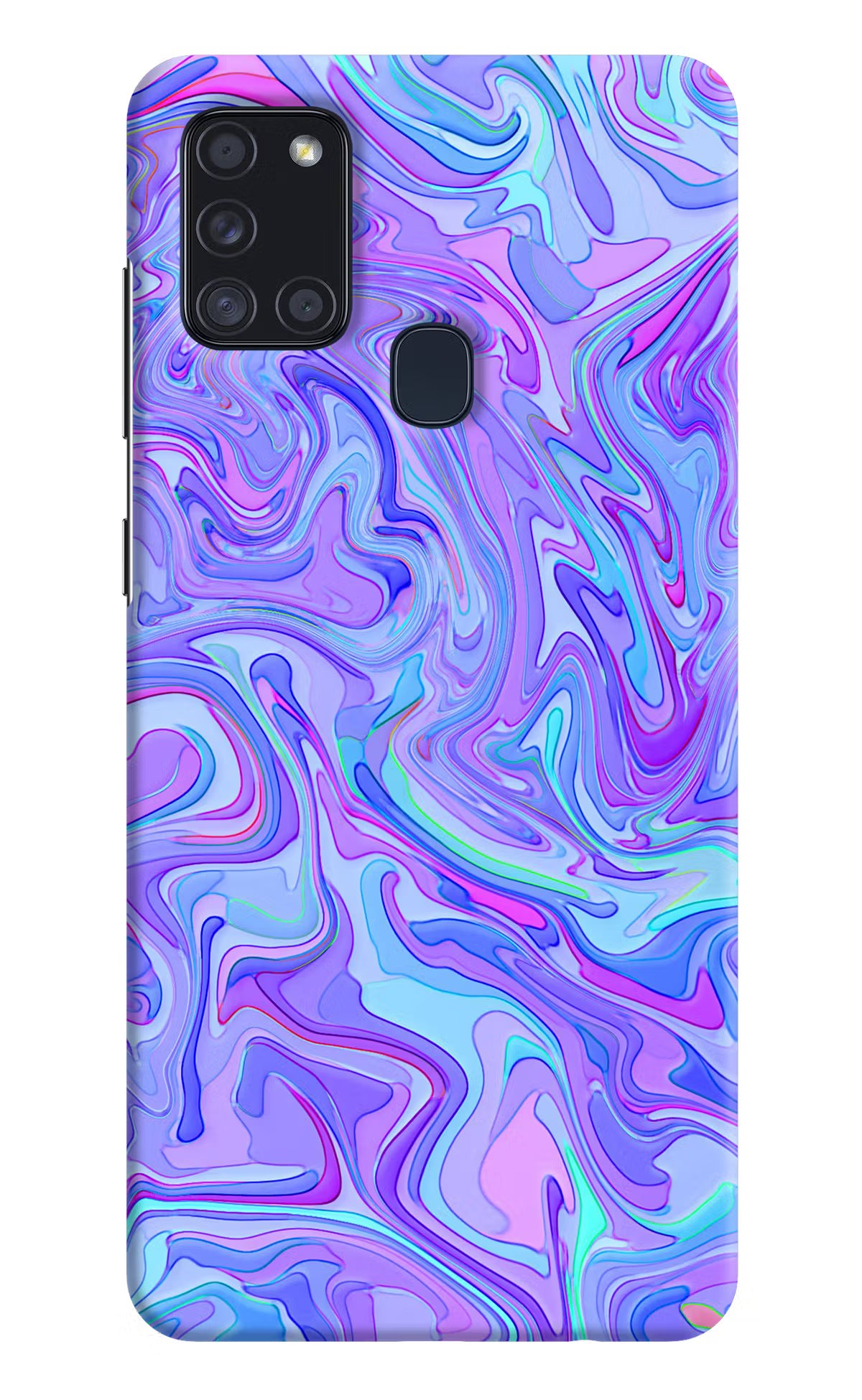 Glitter Samsung A21s Hard Case Back Cover by Casekaro