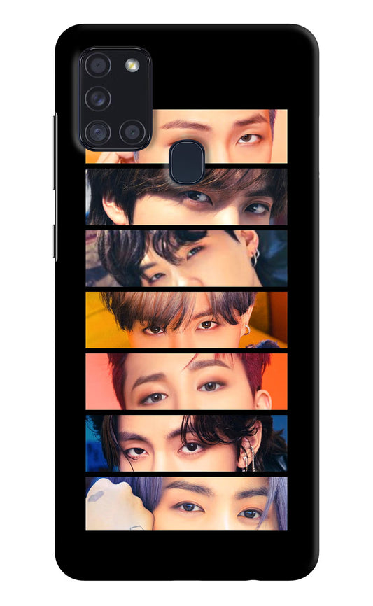 BTS Eyes Samsung A21s Hard Case Back Cover by Casekaro