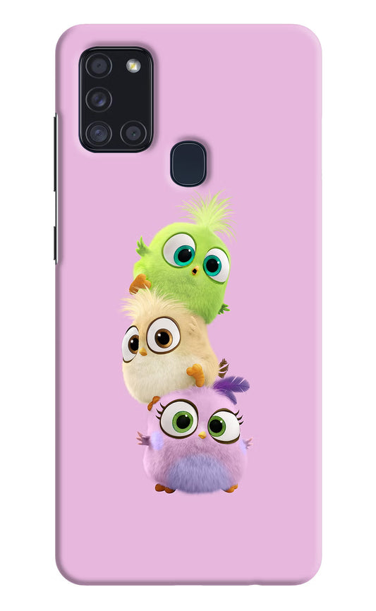 Cute Little Birds Samsung A21s Hard Case Back Cover by Casekaro