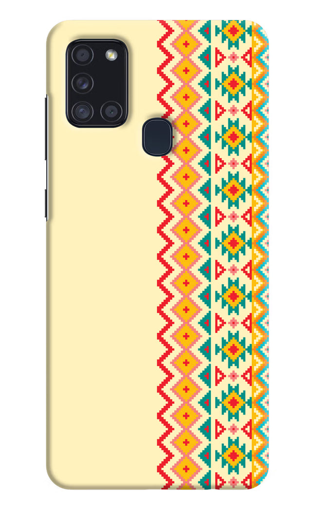 Ethnic Seamless Samsung A21s Hard Case Back Cover by Casekaro