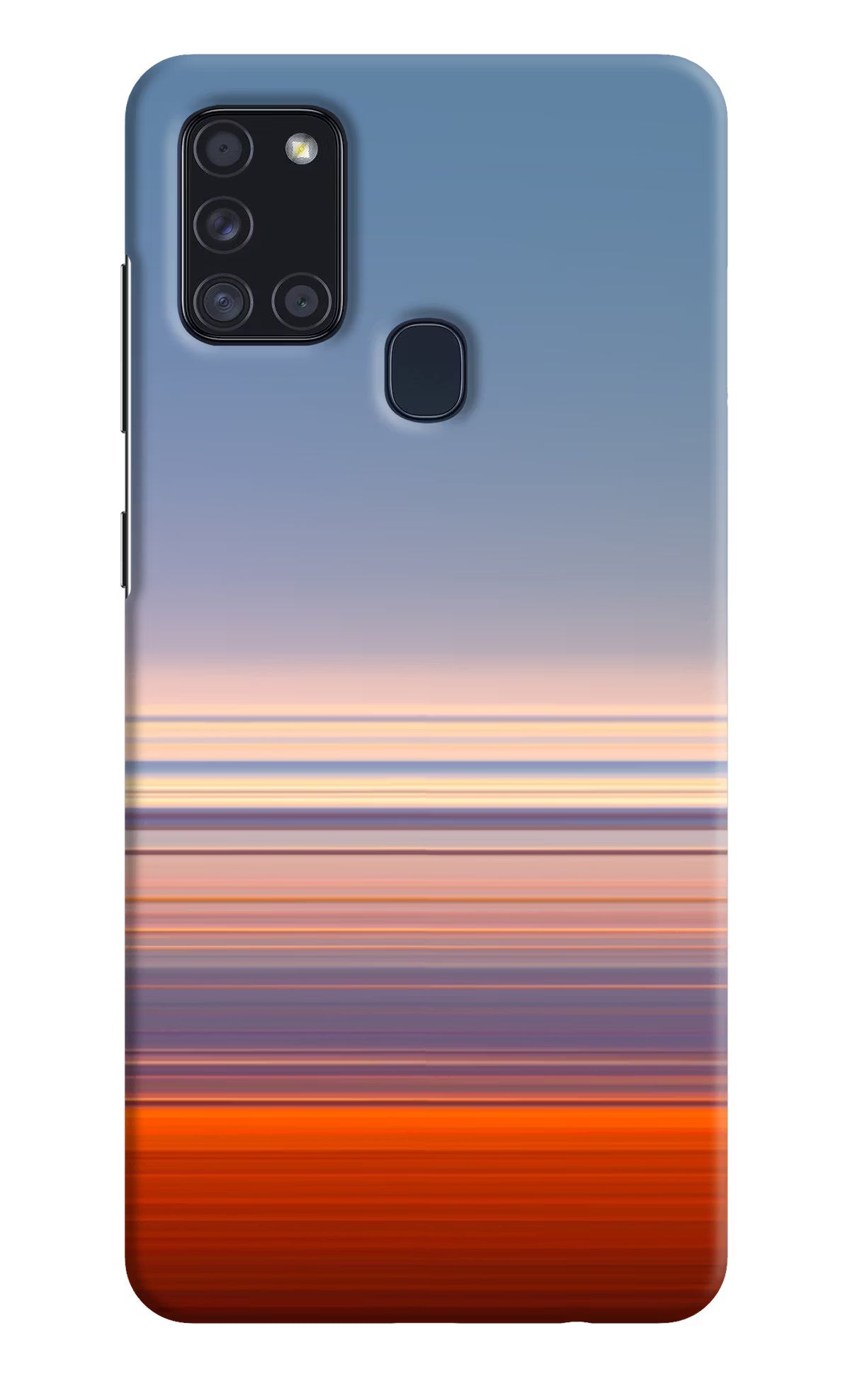 Morning Colors Samsung A21s Hard Case Back Cover by Casekaro