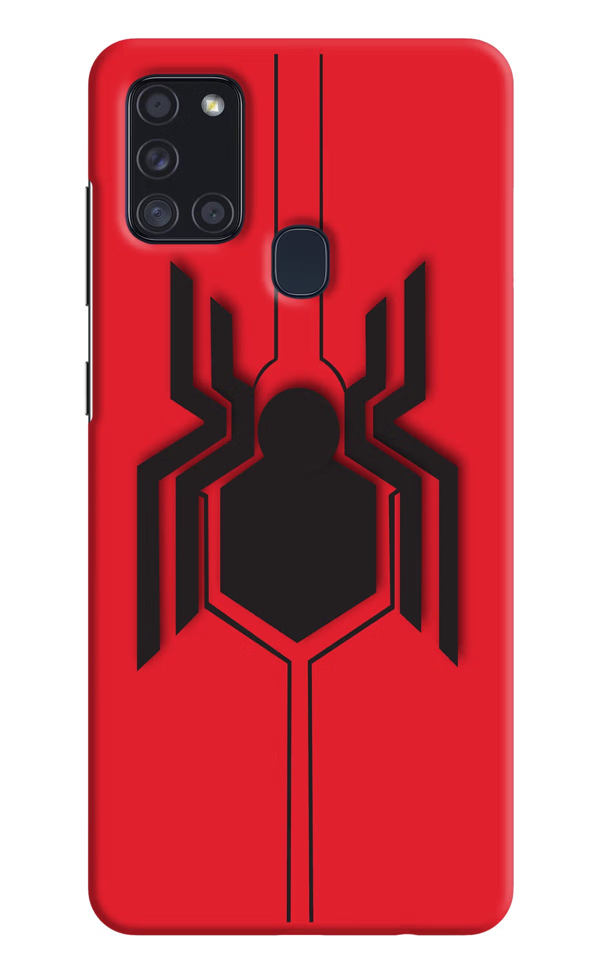 Spider Samsung A21s Hard Case Back Cover by Casekaro