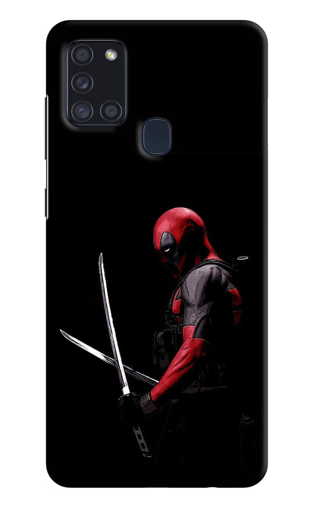 Deadpool Samsung A21s Hard Case Back Cover by Casekaro