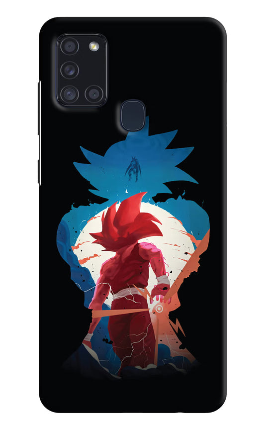 Goku Samsung A21s Hard Case Back Cover by Casekaro