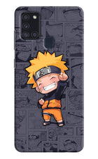 Chota Naruto Samsung A21s Hard Case Back Cover by Casekaro