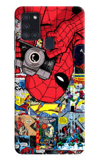 Spider Man Samsung A21s Hard Case Back Cover by Casekaro