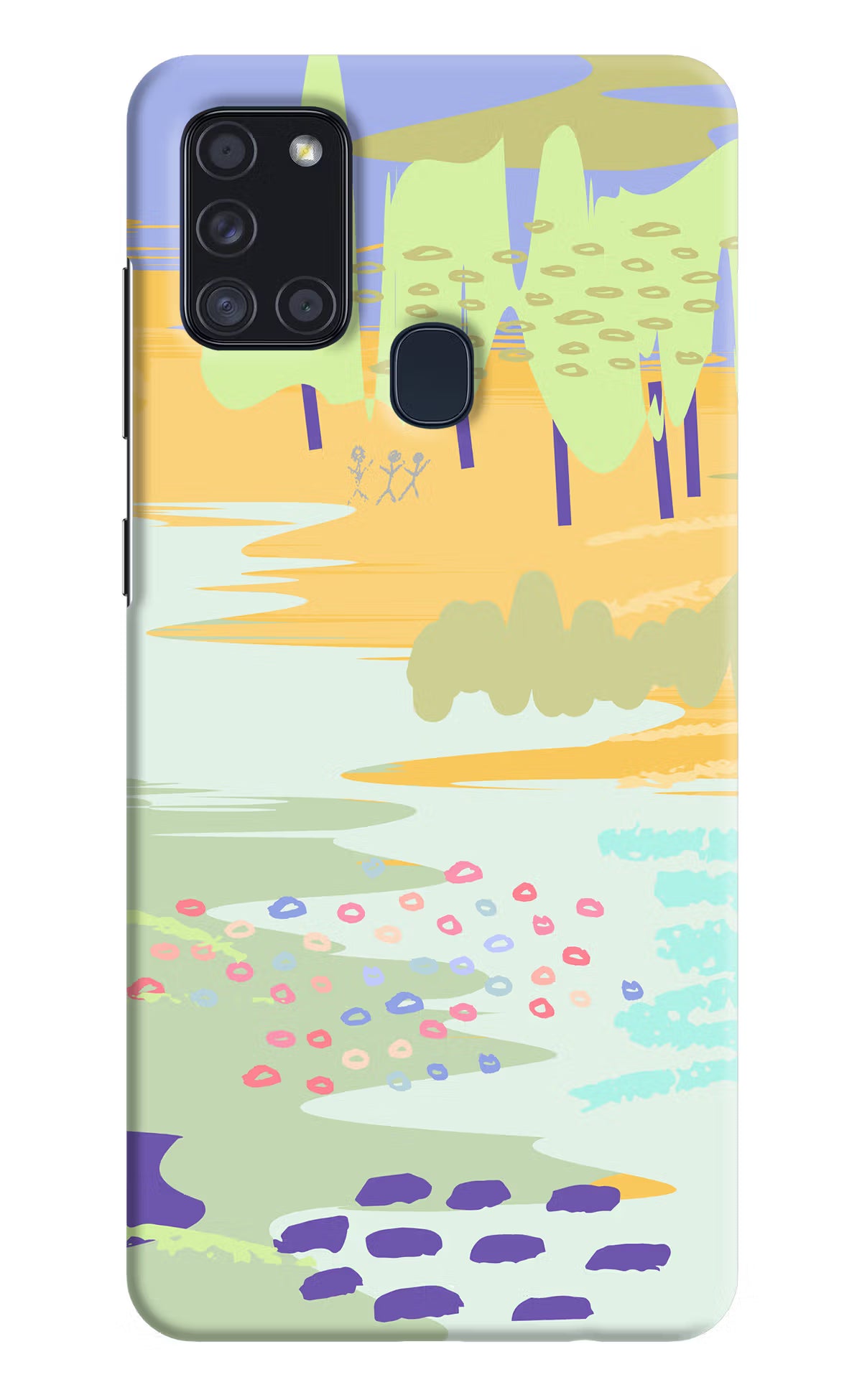 Scenery Samsung A21s Hard Case Back Cover by Casekaro