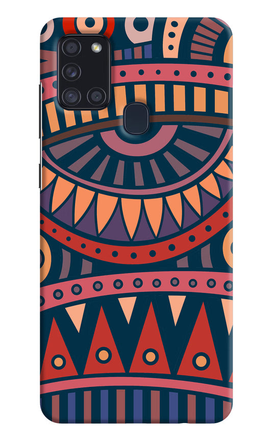 African Culture Design Samsung A21s Hard Case Back Cover by Casekaro