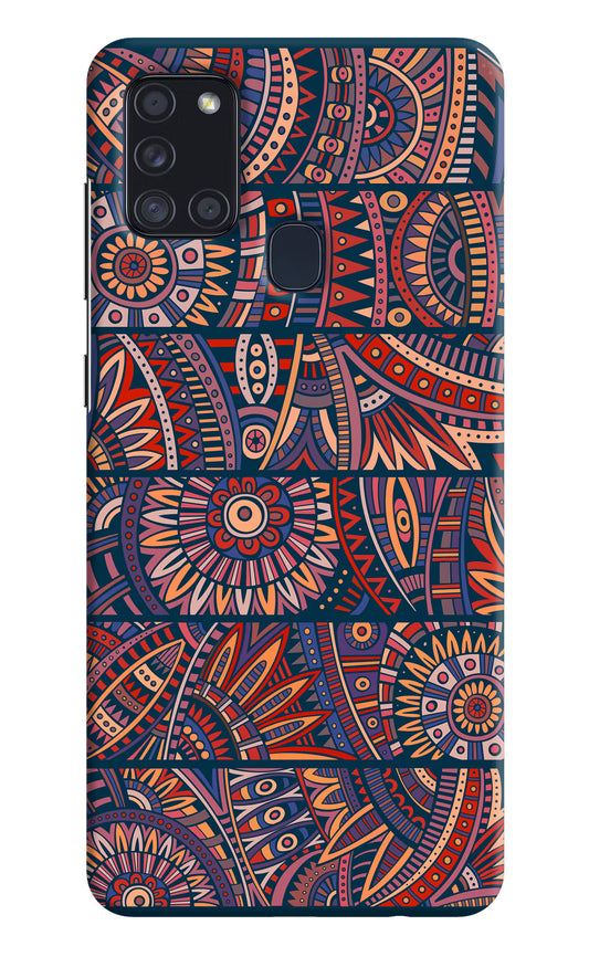 African Culture Design Samsung A21s Hard Case Back Cover by Casekaro