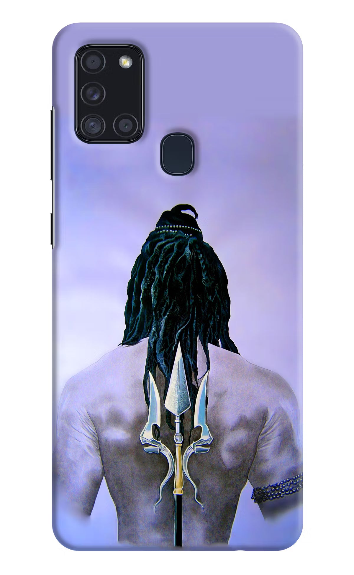 Shiva Samsung A21s Hard Case Back Cover by Casekaro