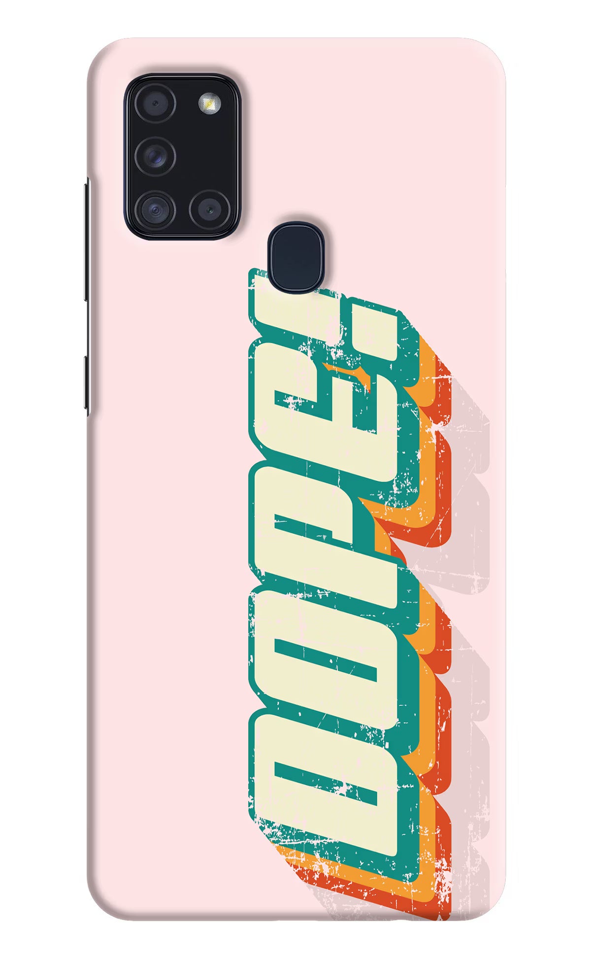 Dope Samsung A21s Hard Case Back Cover by Casekaro